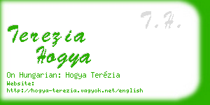 terezia hogya business card